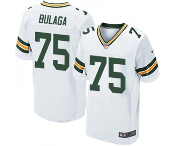 Nike Green Bay Packers #75 Bryan Bulaga White Elite Jersey