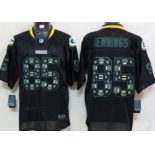 Nike Green Bay Packers #85 Greg Jennings Lights Out Black Ornamented Elite Jersey