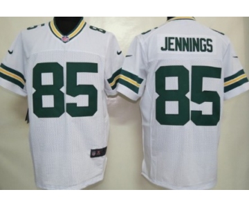 Nike Green Bay Packers #85 Greg Jennings White Elite Jersey