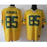 Nike Green Bay Packers #85 Greg Jennings Yellow Elite Jersey