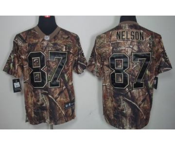 Nike Green Bay Packers #87 Jordy Nelson Realtree Camo Elite Jersey