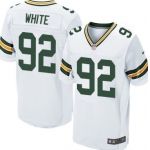 Nike Green Bay Packers #92 Reggie White White Elite Jersey