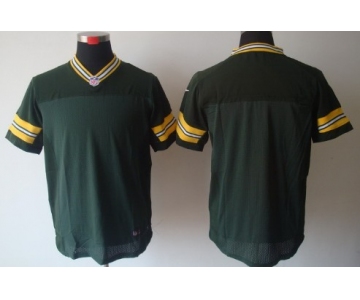 Nike Green Bay Packers Blank Green Elite Jersey
