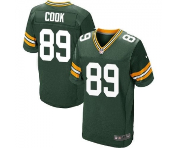 Nike Packers #89 Jared Cook Green Team Color Men's Stitched NFL Elite Jersey