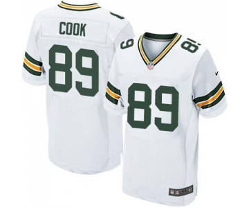 Nike Packers #89 Jared Cook White Men's Stitched NFL Elite Jersey