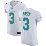 Dolphins #3 Josh Rosen White Men's Stitched Football Vapor Untouchable Elite Jersey