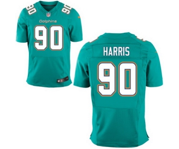 Men's 2017 NFL Draft Miami Dolphins #90 Charles Harris Green Team Color Stitched NFL Nike Elite Jersey