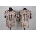 Men's Miami Dolphins #11 DeVante Parker USMC Camo Elite Jersey With USMC Patch