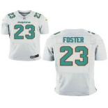 Men's Miami Dolphins #23 Arian Foster White Road NFL Nike Elite Jersey