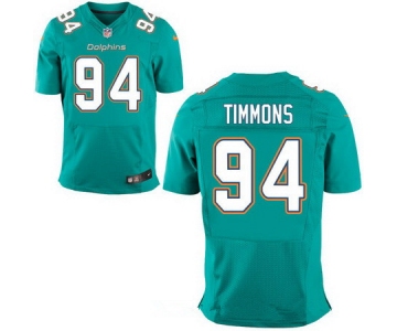 Men's Miami Dolphins #94 Lawrence Timmons Green Team Color Stitched NFL Nike Elite Jersey