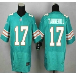 Miami Dolphins #17 Ryan Tannehill Aqua Green Alternate 2015 NFL Nike Elite Jersey