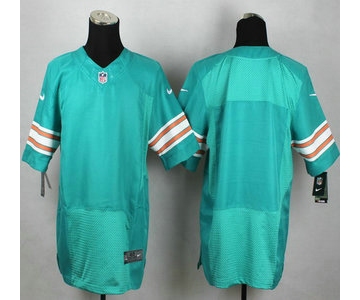 Miami Dolphins Blank Aqua Green Alternate 2015 NFL Nike Elite Jersey