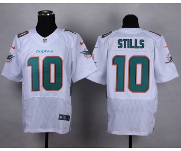 Nike Miami Dolphins #10 Kenny Stills 2013 White Elite Jersey