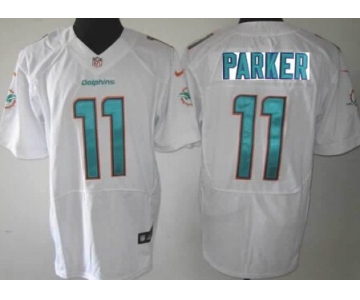 Nike Miami Dolphins #11 DeVante Parker 2013 White Elite Jersey