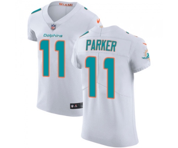 Nike Miami Dolphins #11 DeVante Parker White Men's Stitched NFL Vapor Untouchable Elite Jersey