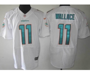 Nike Miami Dolphins #11 Mike Wallace 2013 White Elite Jersey