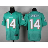 Nike Miami Dolphins #14 Jarvis Landry 2013 Green Elite Jersey