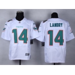 Nike Miami Dolphins #14 Jarvis Landry 2013 White Elite Jersey