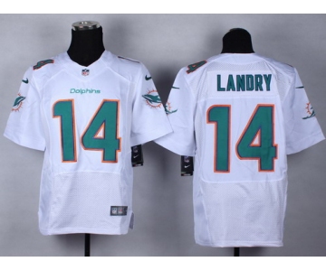 Nike Miami Dolphins #14 Jarvis Landry 2013 White Elite Jersey