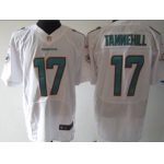 Nike Miami Dolphins #17 Ryan Tannehill 2013 White Elite Jersey