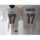 Nike Miami Dolphins #17 Ryan Tannehill 2013 White Elite Jersey