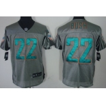 Nike Miami Dolphins #22 Reggie Bush Gray Shadow Elite Jersey