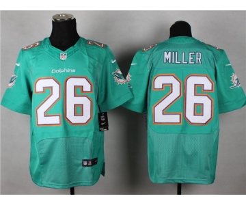 Nike Miami Dolphins #26 Lamar Miller 2013 Green Elite Jersey