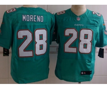 Nike Miami Dolphins #28 Knowshon Moreno 2013 Green Elite Jersey