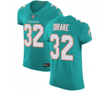 Nike Miami Dolphins #32 Kenyan Drake Aqua Green Team Color Men's Stitched NFL Vapor Untouchable Elite Jersey