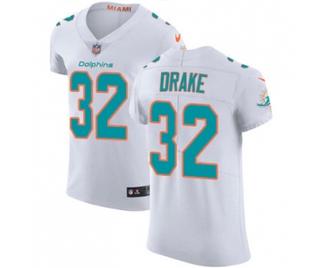 Nike Miami Dolphins #32 Kenyan Drake White Men's Stitched NFL Vapor Untouchable Elite Jersey