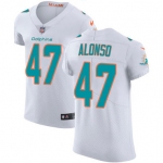 Nike Miami Dolphins #47 Kiko Alonso White Men's Stitched NFL Vapor Untouchable Elite Jersey