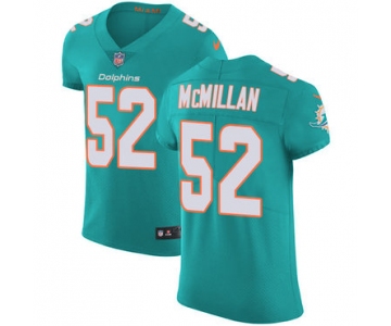 Nike Miami Dolphins #52 Raekwon McMillan Aqua Green Team Color Men's Stitched NFL Vapor Untouchable Elite Jersey