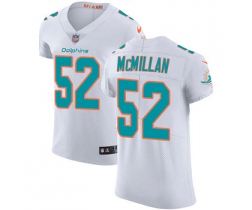 Nike Miami Dolphins #52 Raekwon McMillan White Men's Stitched NFL Vapor Untouchable Elite Jersey