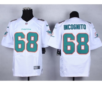 Nike Miami Dolphins #68 Richie Incognito 2013 White Elite Jersey