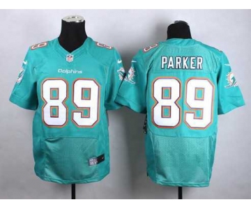 Nike Miami Dolphins #89 DeVante Parker 2013 Green Elite Jersey