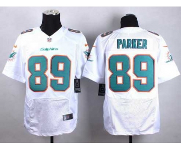 Nike Miami Dolphins #89 DeVante Parker 2013 White Elite Jersey