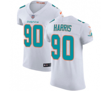 Nike Miami Dolphins #90 Charles Harris White Men's Stitched NFL Vapor Untouchable Elite Jersey