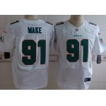 Nike Miami Dolphins #91 Cameron Wake 2013 White Elite Jersey