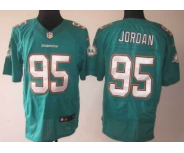 Nike Miami Dolphins #95 Dion Jordan 2013 Green Elite Jersey