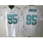 Nike Miami Dolphins #95 Dion Jordan 2013 White Elite Jersey