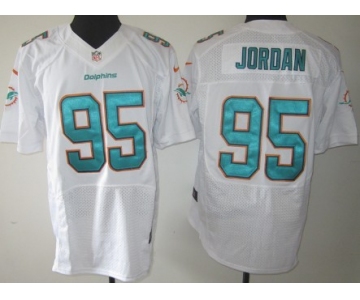 Nike Miami Dolphins #95 Dion Jordan 2013 White Elite Jersey