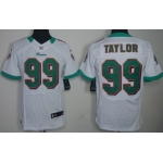 Nike Miami Dolphins #99 Jason Taylor White Elite Jersey