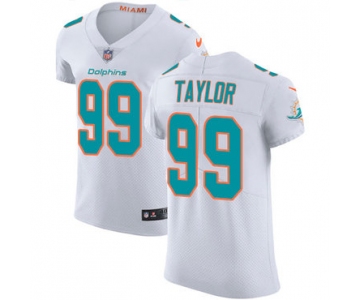 Nike Miami Dolphins #99 Jason Taylor White Men's Stitched NFL Vapor Untouchable Elite Jersey