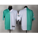 Nike Miami Dolphins Blank 2013 Green/White Two Tone Elite Jersey