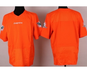 Nike Miami Dolphins Blank 2013 Orange Elite Jersey
