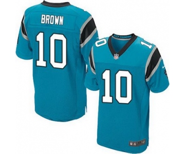 Men's Carolina Panthers #10 Corey Brown Light Blue Alternate NFL Nike Elite Jersey