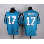 Men's Carolina Panthers #17 Devin Funchess Nike Light Blue Elite Jersey