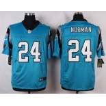 Men's Carolina Panthers #24 Josh Norman Light Blue Alternate NFL Nike Elite Jersey
