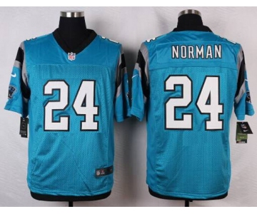 Men's Carolina Panthers #24 Josh Norman Light Blue Alternate NFL Nike Elite Jersey