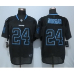 Men's Carolina Panthers #24 Josh Norman Lights Out Black NFL Nike Elite Jersey